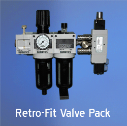 Retro fit valve pack