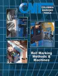 Roll marking machines and tooling