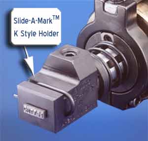 Slide-a-mark K style holder