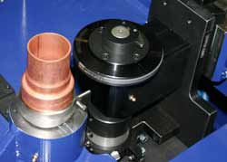 rotary roll marking machine table closeup