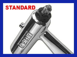 Model 75 Standard powered hand held air impact marker. This unit is great for indention marking of inspection and QC marks. Marking small characters into mild metal 