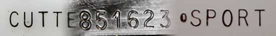 hot stamp sample marks