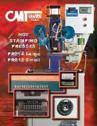 Plastic marking presses and options