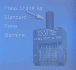 automatic and press style numbering head both views