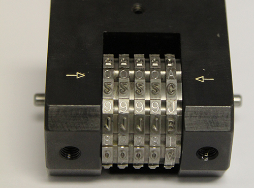 Model 130 Columbia Marking Tools Numbering Head