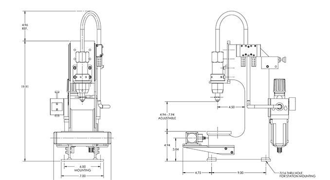 PR88 3-ton Marking Press