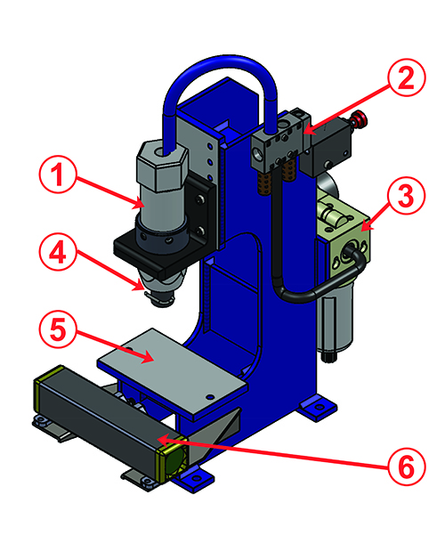 PR98 8-ton Marking Press
