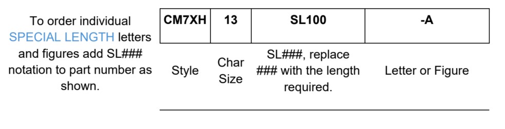 CM7X-SL drawing