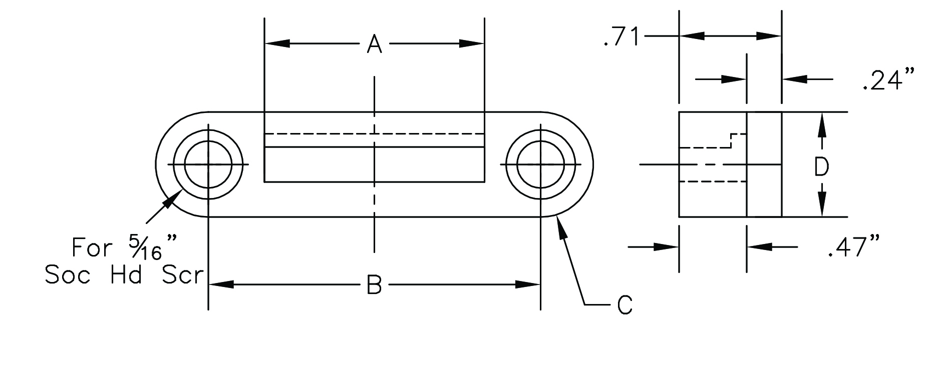 CMM L-Shaped Retainer