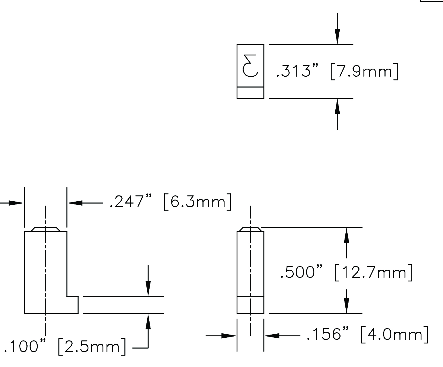 CMM018 Dimensions