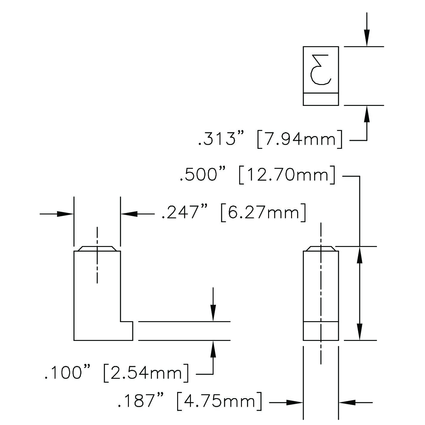 CMM103 Dimensions