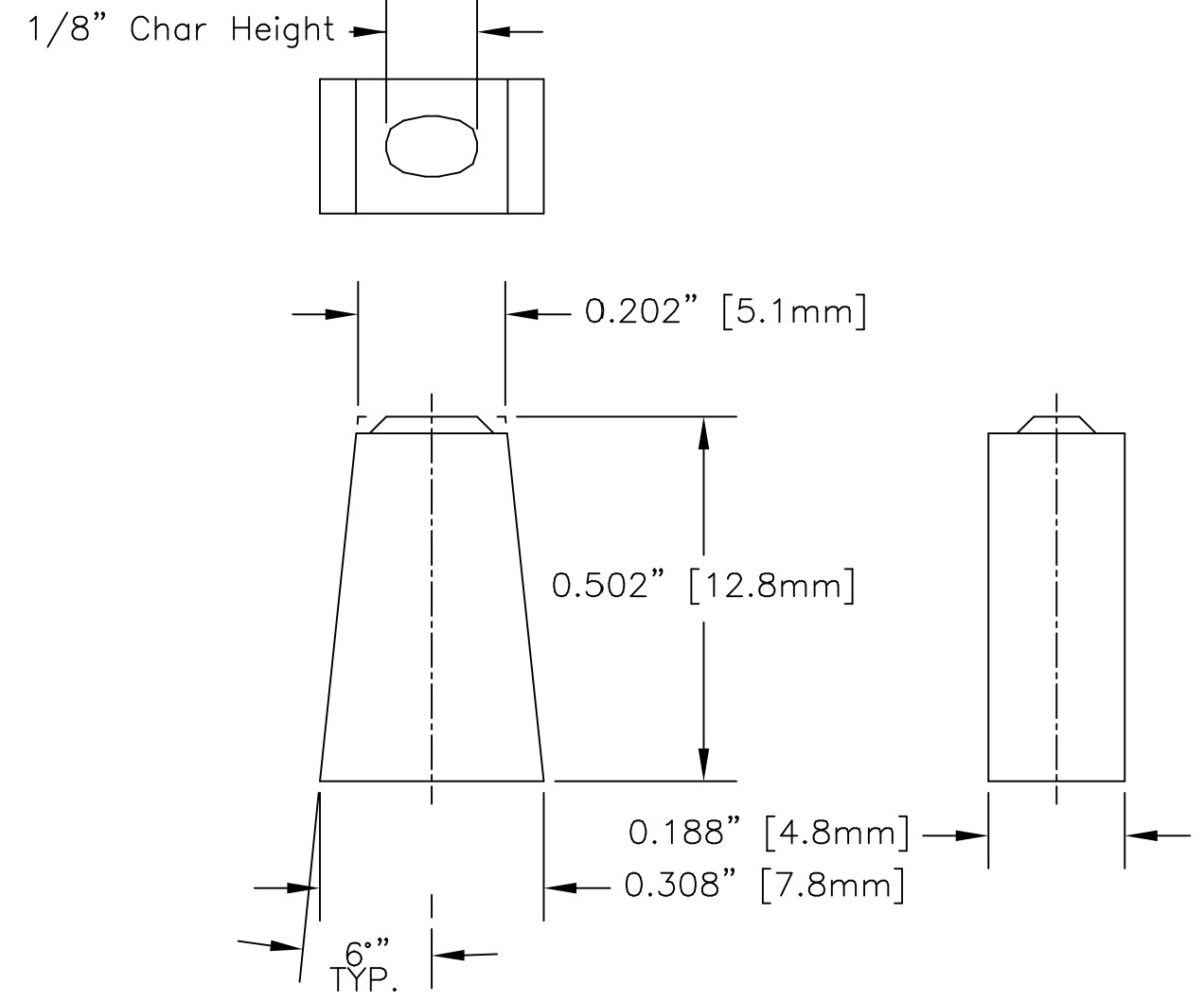 CMM180 Dimensions