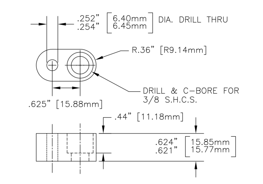 CMM201 Dimensions