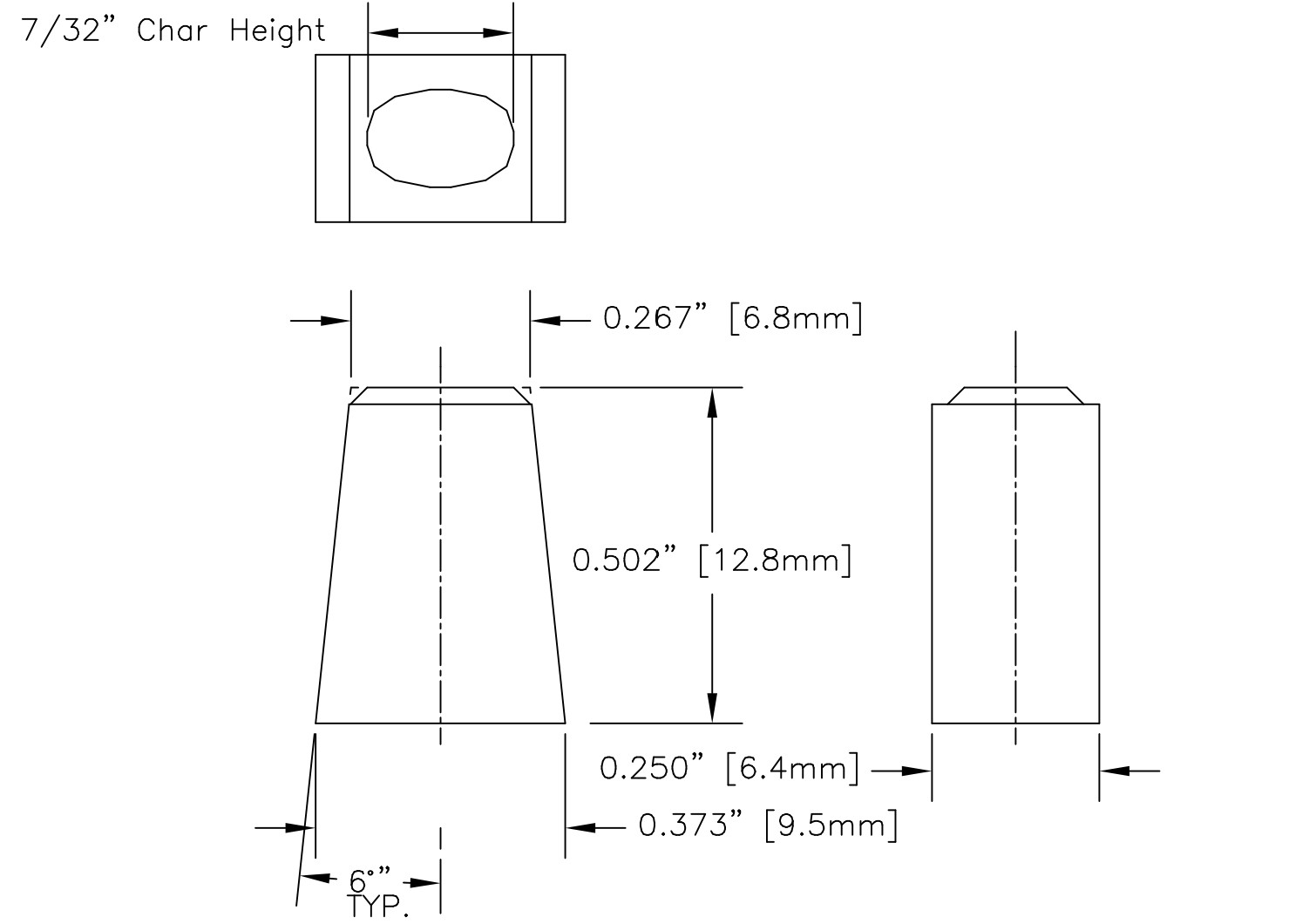 CMM250 Dimensions