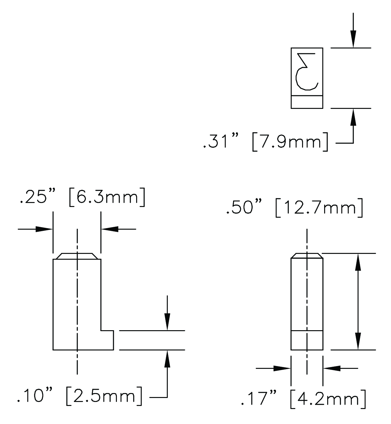 CMM518 Dimensions
