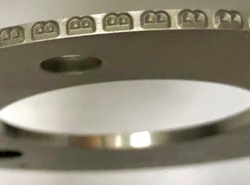 Single character wafer die