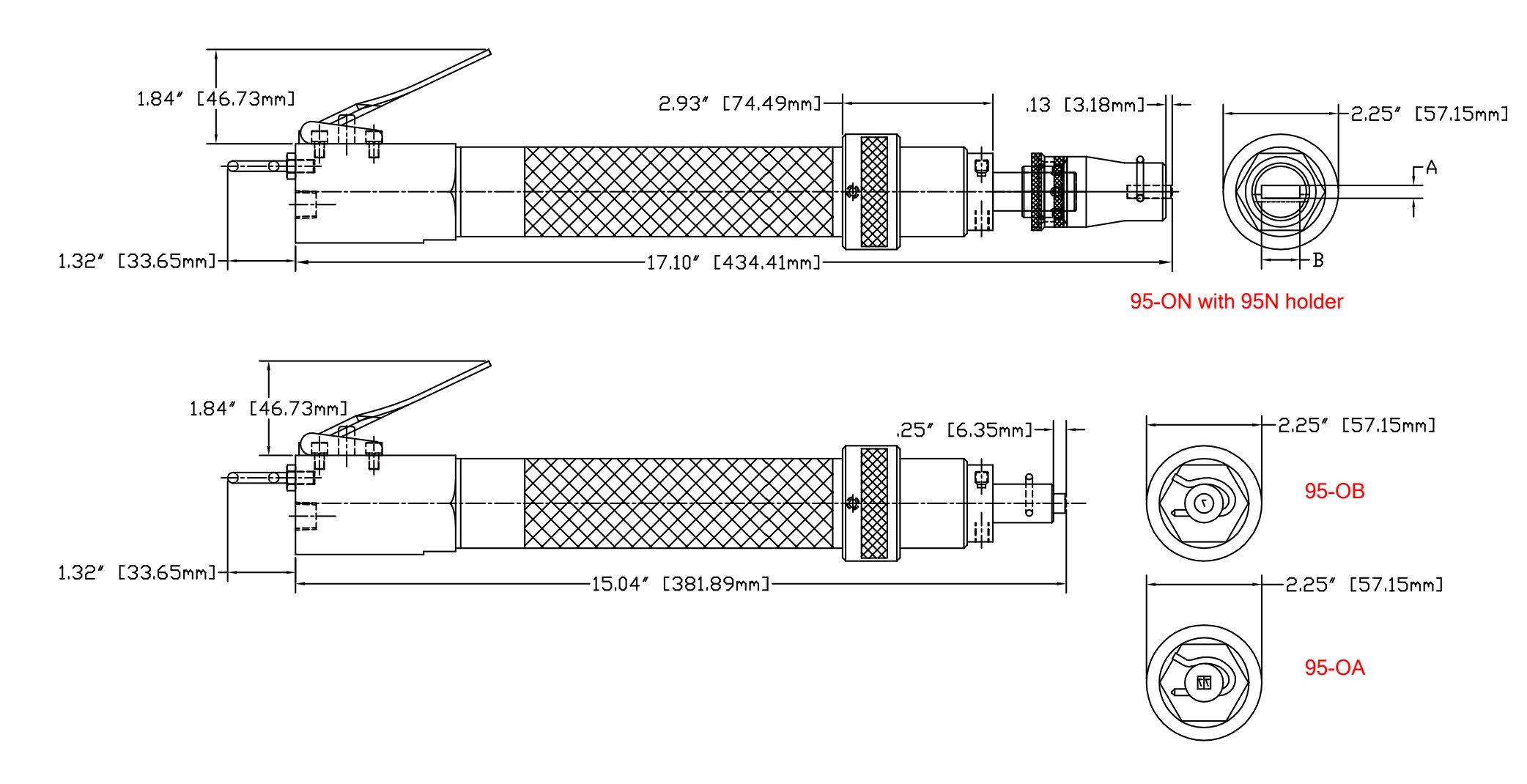 Pow-R-Mark Dimensions